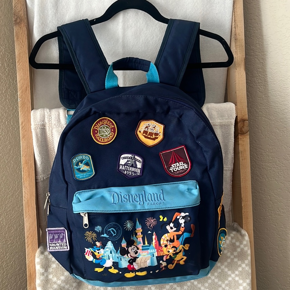 Disney patched backpack